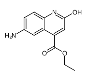 6-amino-2-hydroxy-quinoline-4-carboxylic acid ethyl ester结构式