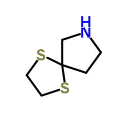 1,4-二硫杂-7-氮杂螺[4.4]壬烷结构式