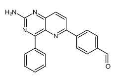 4-phenyl-6-(4-formylphenyl)pyrido[3,2-d]pyrimidin-2-ylamine结构式