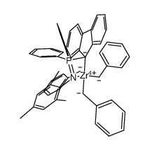 [Zr(benzyl)3(Ph2P(fluorenyl)N(mesityl))] Structure