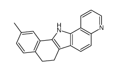 11-methyl-8,13-dihydro-7H-benzo[a]pyrido[2,3-i]carbazole结构式