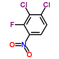 1,2-Dichloro-3-fluoro-4-nitrobenzene Structure