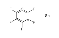 Trimethyl(pentafluorophenyl)stannane structure