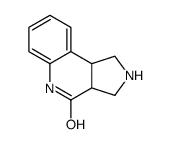 1,2,3,3A,5,9B-HEXAHYDRO-PYRROLO[3,4-C]QUINOLIN-4-ONE结构式