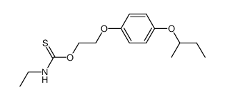 O-2-[4-(1-methylpropoxy)phenoxy]ethyl N-ethylthiocarbamate Structure