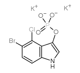 POTASSIUM 5-BROMO-4-CHLORO-1H-INDOL-3-YL PHOSPHATE Structure