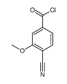 Benzoyl chloride, 4-cyano-3-methoxy- (9CI) picture