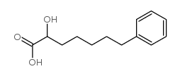 2-hydroxy-7-phenylheptanoic acid Structure