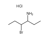 4-bromohexan-3-amine hydrochloride Structure