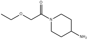 1-(4-aminopiperidin-1-yl)-2-ethoxyethan-1-one结构式