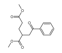 4-methoxycarbonyl-6-oxo-6-phenylhexanoic acid methyl ester Structure