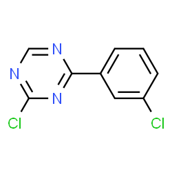 2-Chloro-4-(3-chloro-phenyl)-[1,3,5]triazine Structure