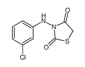 3-(3-chloroanilino)-1,3-thiazolidine-2,4-dione Structure
