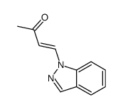 4-indazol-1-ylbut-3-en-2-one Structure