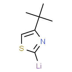Lithium,[4-(1,1-dimethylethyl)-2-thiazolyl]- (9CI) Structure