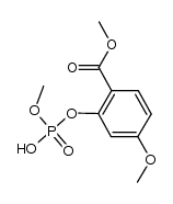 methyl 2-(methoxycarbonyl)-5-methoxyphenyl phosphate Structure