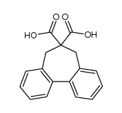 dibenzo[a,c]-1,3-cycloheptadiene-6,6-dicarboxylic acid Structure