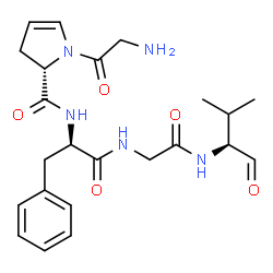 cyclo-(glycyl-prolyl-phenylalanyl-glycyl-valyl)结构式