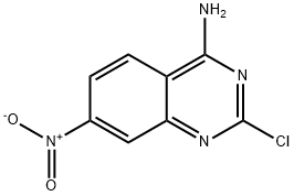 2-chloro-7-nitroquinazolin-4-amine结构式