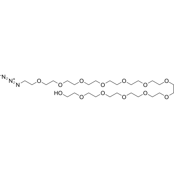 Azido-PEG12-alcohol Structure
