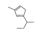 1-sec-butyl-3-methylcyclopentadiene结构式