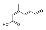 3-methyl-6-oxohexa-2,4-dienoic acid Structure