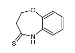 2,3-Dihydro-1,5-benzoxazepine-4(5H)-thione结构式