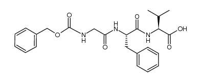 (L,L)-Cbz-Gly-Phe-Val-OH结构式