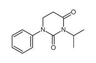 1-phenyl-3-propan-2-yl-1,3-diazinane-2,4-dione结构式