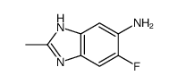 1H-Benzimidazol-5-amine,6-fluoro-2-methyl-(9CI) picture