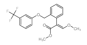 Benzeneacetic acid, a-(methoxymethylene)-2-[[3-(trifluoromethyl)phenoxy]methyl]-,methyl ester, (E)- (9CI) structure