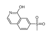 7-methylsulfonyl-2H-isoquinolin-1-one结构式