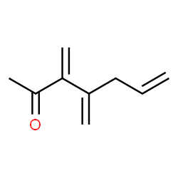 6-Hepten-2-one, 3,4-bis(methylene)- (9CI) structure