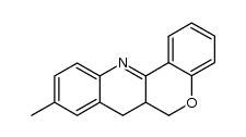 9-methyl-6a,7-dihydro-6H-chromeno[4,3-b]quinoline结构式