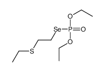 1-diethoxyphosphorylselanyl-2-ethylsulfanylethane Structure