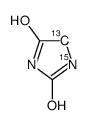 Hydantoin-5-13C,1-15N结构式
