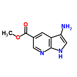 3-Amino-7-azaindole-5-carboxylic acid Methyl ester structure