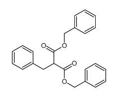 dibenzyl 2-benzylpropanedioate Structure