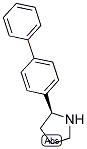 (S)-2-(4-苯基苯基)吡咯烷结构式