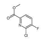 Methyl 6-chloro-5-fluoropicolinate Structure