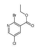ethyl 2-bromo-5-chloropyridine-3-carboxylate结构式