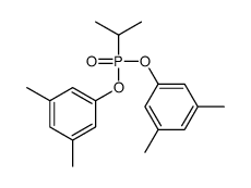 1-[(3,5-dimethylphenoxy)-propan-2-ylphosphoryl]oxy-3,5-dimethylbenzene结构式