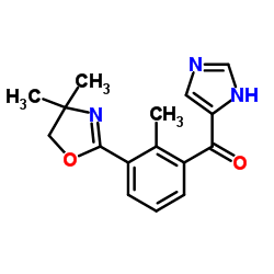[3-(4,5-Dihydro-4,4-dimethyl-2-oxazolyl)-2-Methylphenyl]-1H-imidazol-5-yl-Methanone structure