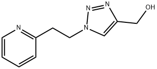 {1-[2-(pyridin-2-yl)ethyl]-1H-1,2,3-triazol-4-yl}methanol结构式