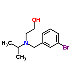 2-[(3-Bromobenzyl)(isopropyl)amino]ethanol structure