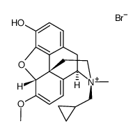 (S)-N-(cyclopropylmethyl)oripavine ammonium bromide结构式