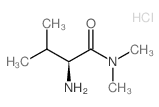 (2S)-2-amino-N,N,3-trimethylbutanamide,hydrochloride Structure