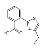 2-(4-ethylthiophen-2-yl)benzoic acid结构式