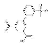 3-(3-methylsulfonylphenyl)-5-nitrobenzoic acid结构式