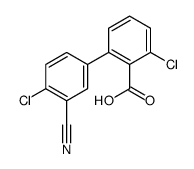 2-chloro-6-(4-chloro-3-cyanophenyl)benzoic acid结构式